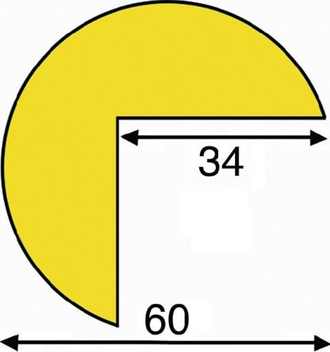 Eckschutz rot-weiß 3000mm PUR-Schaum Typ A+ || VE = 1 ST