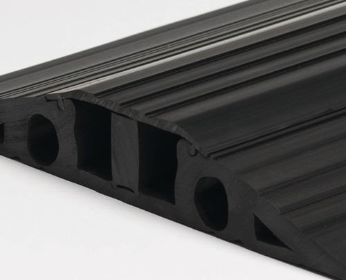 Industriekabelbrücke L1000xB350xH50mm PVC schwarz EHA || VE = 1 ST