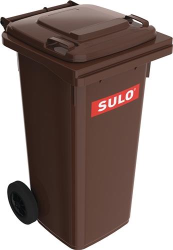 Müllgroßbehälter 120l HDPE braun fahrbar,n.EN 840 SULO || VE = 5 ST