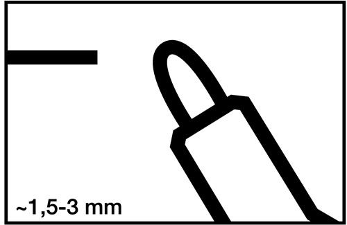 Whiteboardmarker 250 schwarz Strich-B.1,5-3mm Rundspitze EDDING || VE = 10 ST