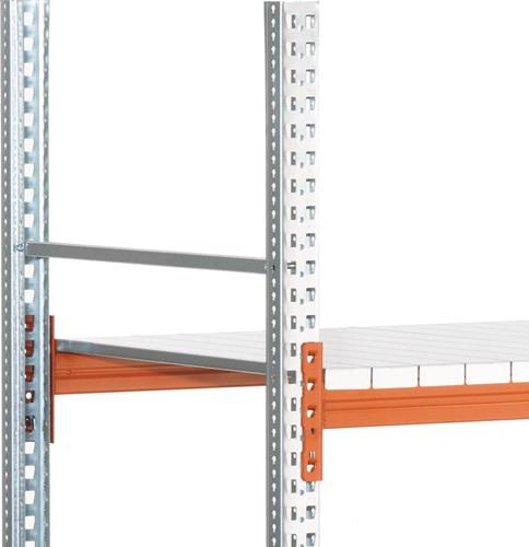 Fachboden Stahlbl.Schwerlastregal B1825xT800mm verz./rotorange Trgf.1800kg META || VE = 1 ST