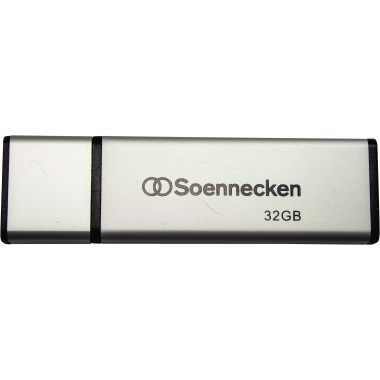 Soennecken USB-Stick 71614 2.0 32GB schwarz/silber