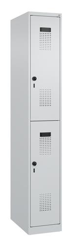 Garderobenschrank Evolo PLUS Bodengleiter 900mm Farbwahl/Farbwahl 6 Abt.C+P || VE = 1 ST