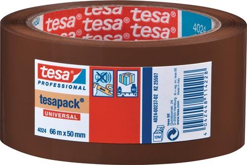 Verpackungsklebeband PP tesapack® 4024 chamois L.66m B.50mm Rl. || VE = 6 RL