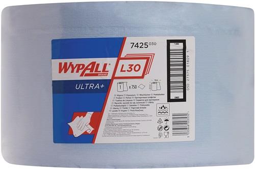 Putztuch WYPALL L30 ULTRA 7425 L380xB235ca.mm blau Rl. || VE = 1 RL