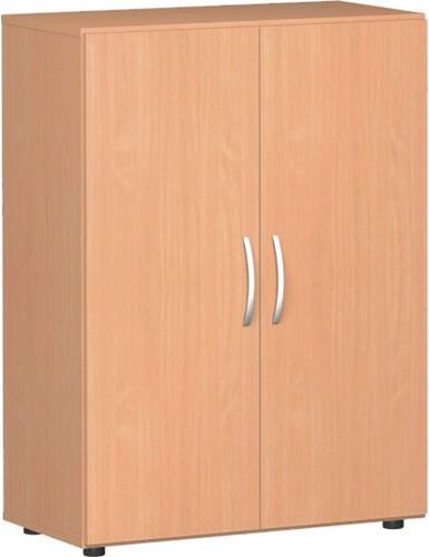 Schrank H1104xB800xT420mm Buchedekor 2 Türen H.1104mm || VE = 1 ST