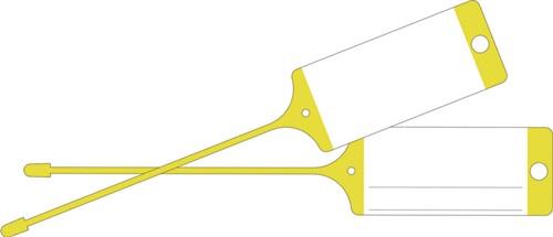 Warenanhänger gelb neutral 100St./Karton EICHNER || VE = 1 KT