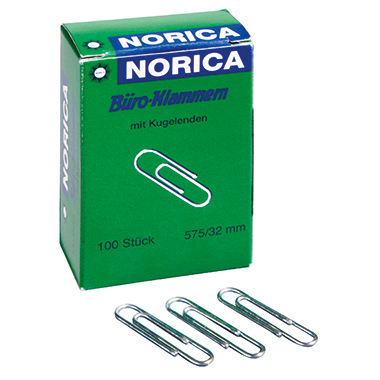 NORICA Briefklammer 2225 32mm verzinkt 100 St./Pack.