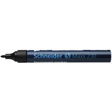 Schneider Permanentmarker Maxx 230  123001 Rundspitze 1-3mm schwarz