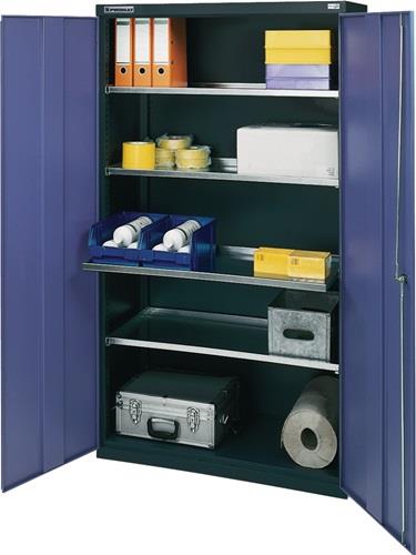 Werkzeugschrank H1800xB1000xT500mm grau taubenblau NCS 4 Fbd.PROMAT || VE = 1 ST