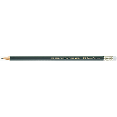 Faber-Castell Bleistift CASTELL 9000 119200 HB dunkelgrün