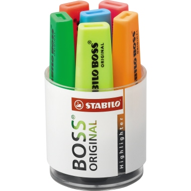 STABILO Textmarker BOSS ORIGINAL 7006 6 St./Pack.