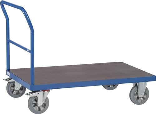 Plattformwagen Ladeflächen L1600xB800mm STA brillantblau Trgf.1200kg FETRA || VE = 1 ST