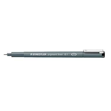 STAEDTLER Fineliner pigment liner 308 01-9 0,1mm schwarz