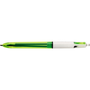 BIC Mehrfarbkugelschreiber 4Colours Fluo 982868 bl/sw/rt/neon.ge