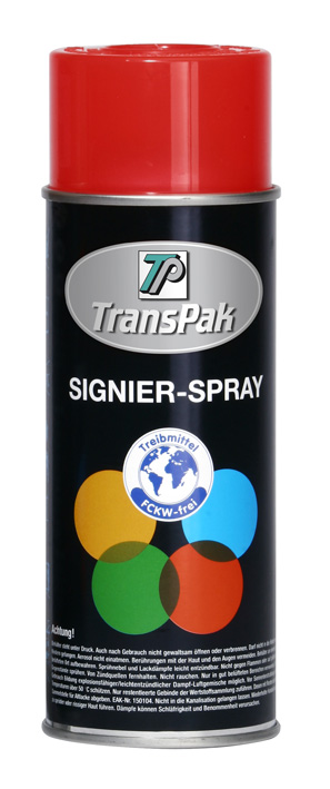 Signierspray, rot, Inhalt  400ml, RAL 3020 / Inhalt à VE = 2