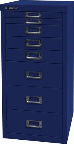 Schubladenschrank MultiDrawer™ H590xB279xT380mm oxfordblau 8 Schubl.BISLEY || VE = 1 ST