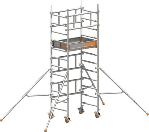 Fahrgerüst SoloTower Arbeits-B750xL1130mm Alu.Gerüsthöhe 3370mm 2 kN/m² LAYHER || VE = 1 ST