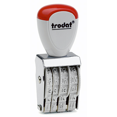 trodat Datumstempel Classic 54216 17x4mm silber