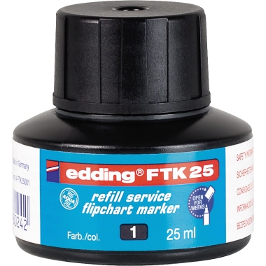 edding Nachfülltusche 4-FTK25001 25ml schwarz