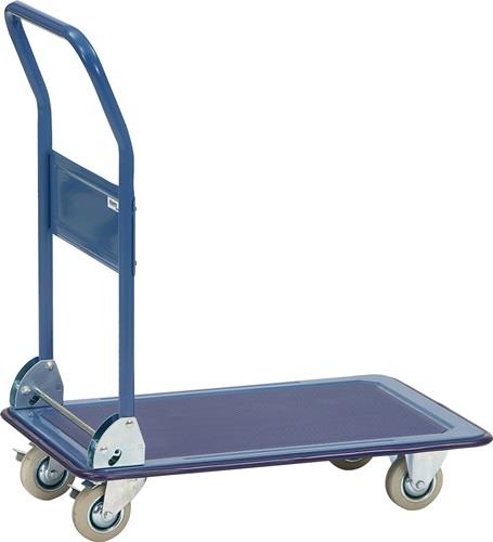 Plattformwagen Ladeflächen L910xB610mm STA brillantblau Trgf.250kg FETRA || VE = 1 ST