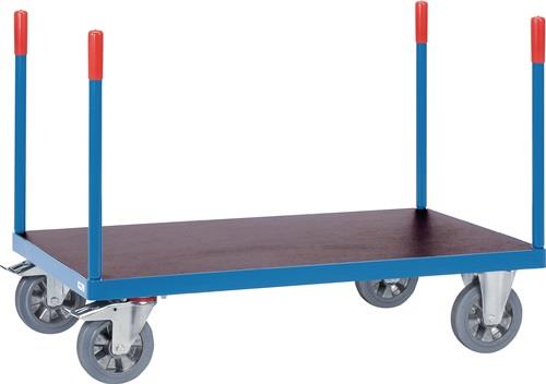 Rungenwagen Ladeflächen-L1000xB700mm STA brillantblau 4 Rungen Trgf.1200kg FETRA || VE = 1 ST