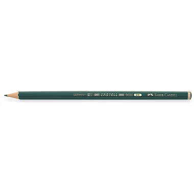 Faber-Castell Bleistift CASTELL 9000 119012 2H dunkelgrün