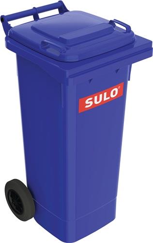 Müllgroßbehälter 80l HDPE blau fahrbar,n.EN 840 SULO || VE = 5 ST