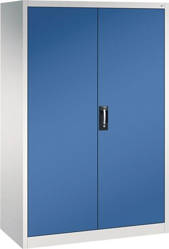 Flügeltürenschrank H1950xB1200xT600mm lichtgrau 4 BD C+P || VE = 1 ST