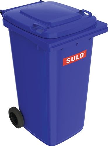 Müllgroßbehälter 240l HDPE blau fahrbar,n.EN 840 SULO || VE = 5 ST