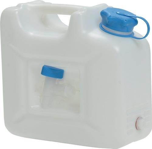 Wasserkanister 12l HD-PE stapelbar,m.Auslaufhahn H310xB350xT165mm HÜNERSDORFF || VE = 1 ST