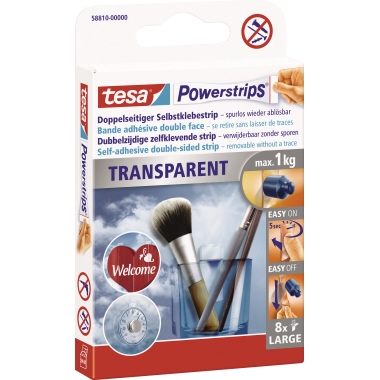 tesa Klebestück Powerstrips Large 58810-00000 tr 8 St./Pack.