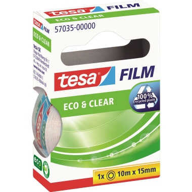 tesa Klebefilm tesafilm Eco&Clear 57035-00000 15mmx10m