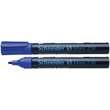 Schneider Permanentmarker Maxx 230  123003 Rundspitze 1-3mm blau