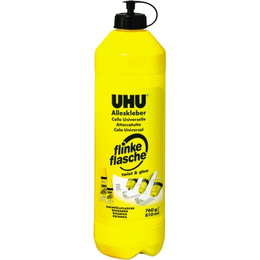 UHU Alleskleber flinke flasche 46320 760g Nachfüllflasche