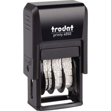 trodat Datumstempel Printy-Dater 76650 23x12mm GEBUCHT sw