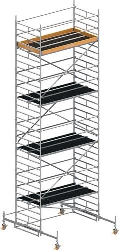 Fahrgerüst Uni Breit P2 Arbeits-B1500xL2850mm Alu.Gerüsthöhe 8610mm 2 kN/m² || VE = 1 ST