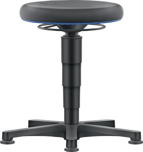 Drehhocker Bodengleiter Supertec schwarz Sitz-H.450-650mm Supertec BIMOS || VE = 1 ST